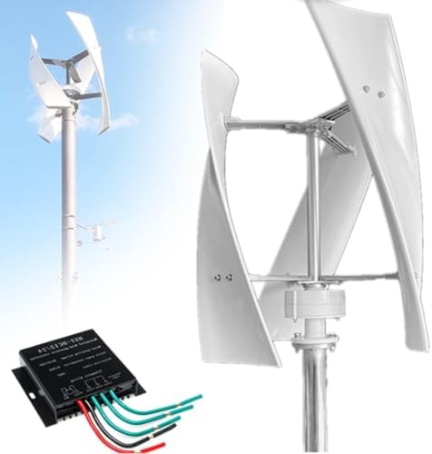 3000W Vertical Wind Turbine Generator for Home, Silent 12V/24V/48V Portable Renewable Energy, Eco-Friendly MPPT Controller Solution for Sustainable Power Systems