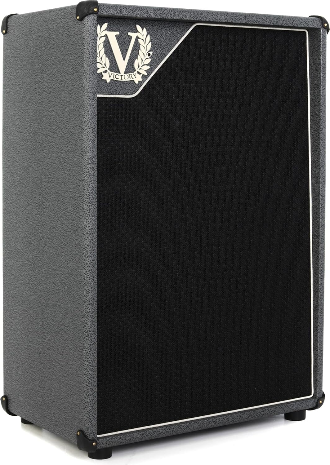 Victory Amplification V212-VG 120-watt 2 x 12-inch Compact Vertical Extension Speaker Cabinet - Gray