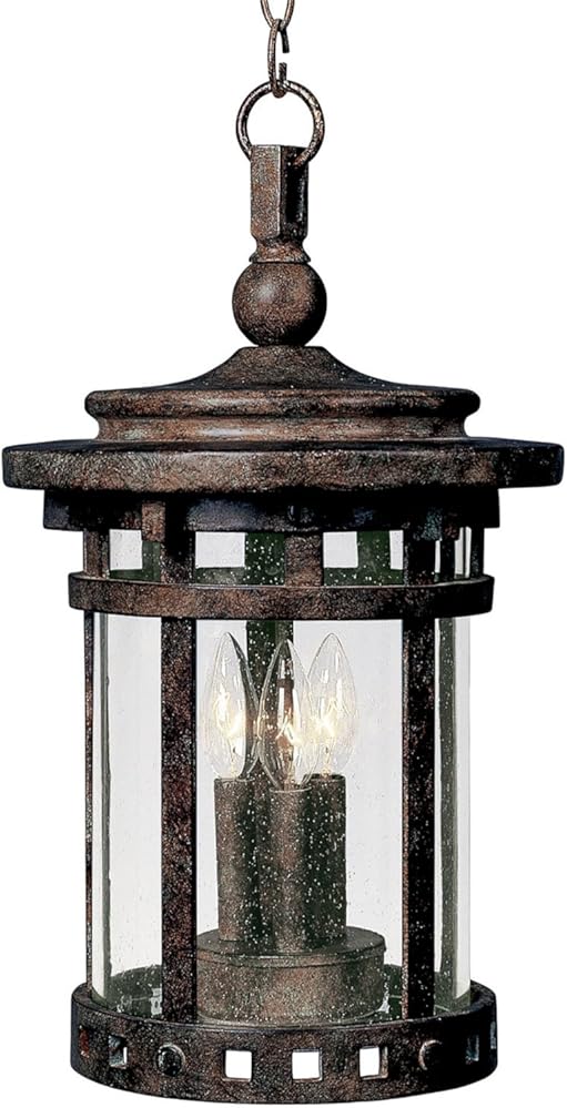 Maxim Santa Barbara VX 3 Light Outdoor Small Pendant with Sienna Finish