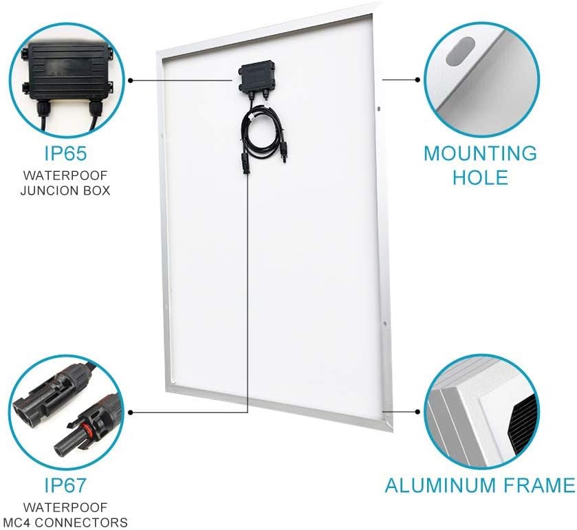 1300W 24V Wind Solar Kit: 400W Wind Turbine Generator + 8pcs 120W Monocrystalline Solar Panel + 3000W Pure Since Wave Inverter(Peak 6000W)+Accessories