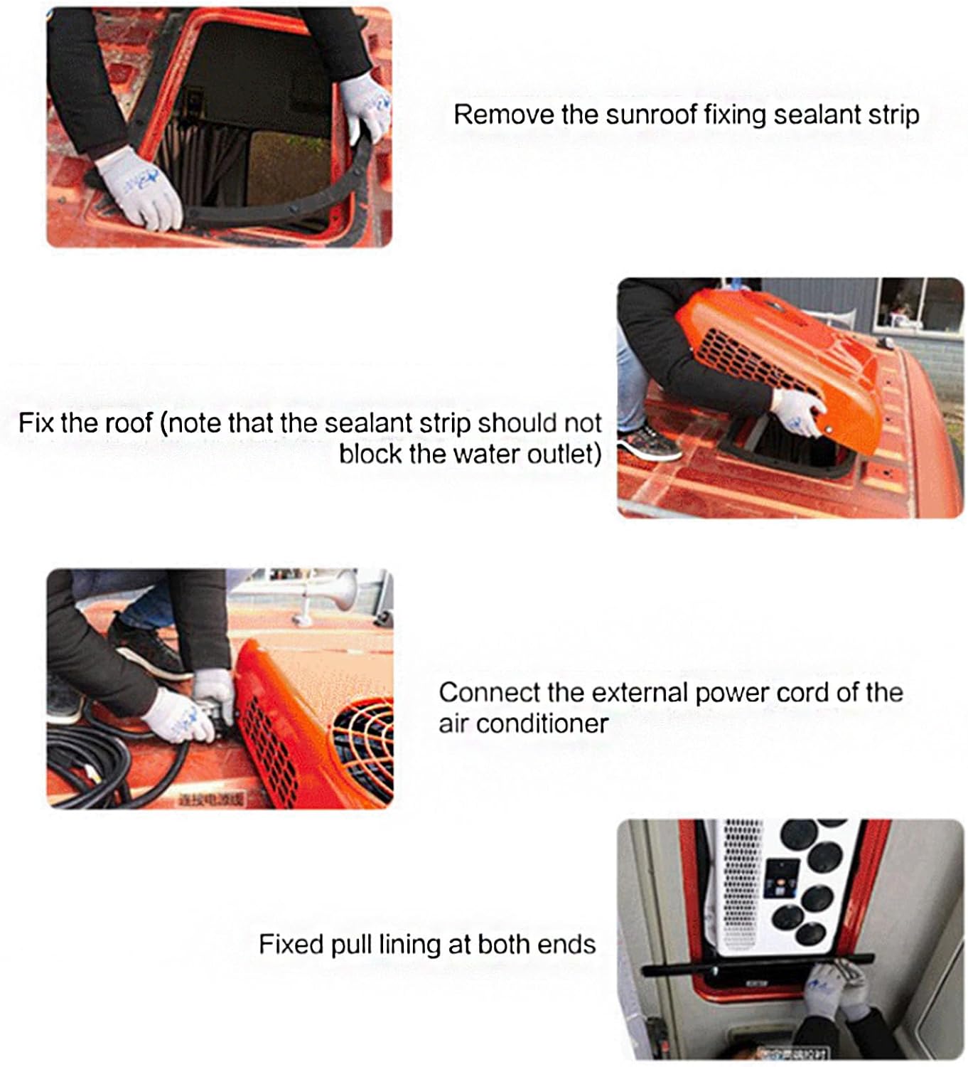 Rv Air Conditioner Rv Truck Air Conditioner, Truck Heating and Cooling Car Air Conditioner, Overhead Unit, 12V24V, Car Air Conditioner