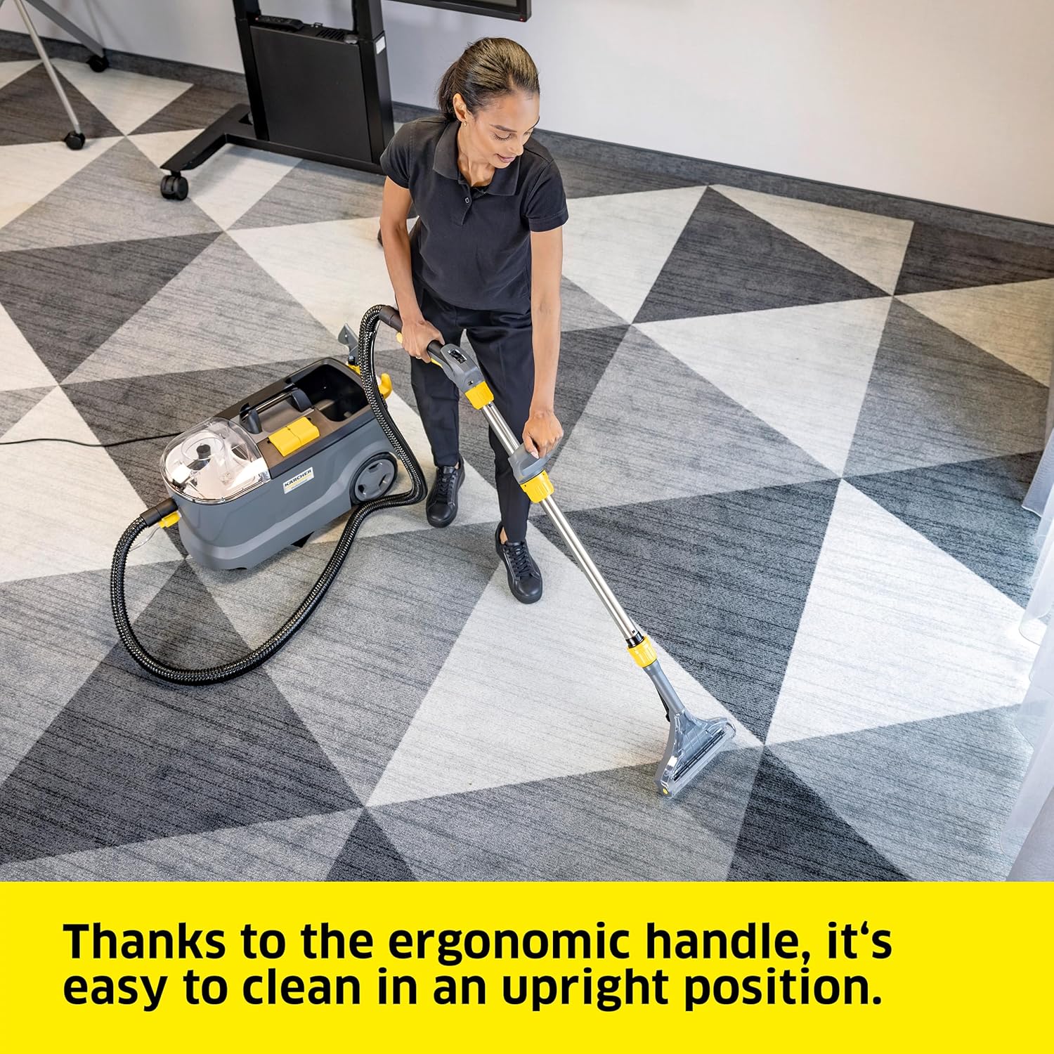 Kärcher Puzzi 10/1 Commercial Carpet Extractor 12.5 PSI - Spot Cleaner, Stain Remover, Area Rugs, Car and Auto Detailing, Carpet and Upholstery Cleaner - Onboard Accessory Storage - 4.9 Gallon