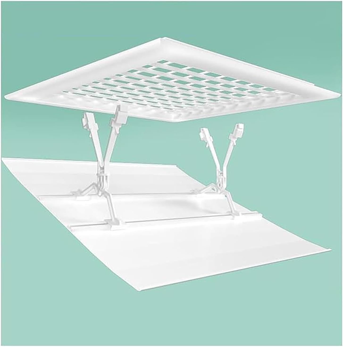 Ceiling Air Conditioner Deflector, Air Conditioner Vent Deflector with Waterproof Cotton Air Outlet Deflector for Home Office