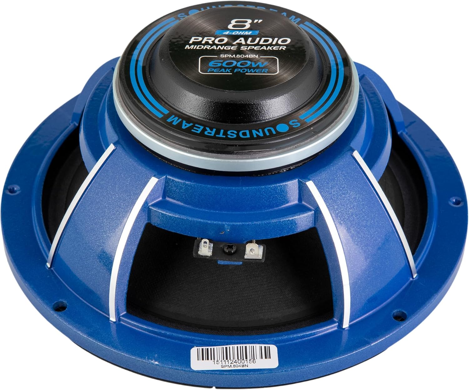 Soundstream SPM.804BN – Pro Audio 8 Inch Midrange Car Speaker | High Performance SPL Speakers for Loud Sound | 600W Max 8” Car Door Speakers with Neodymium Bullet Tweeter - Pair