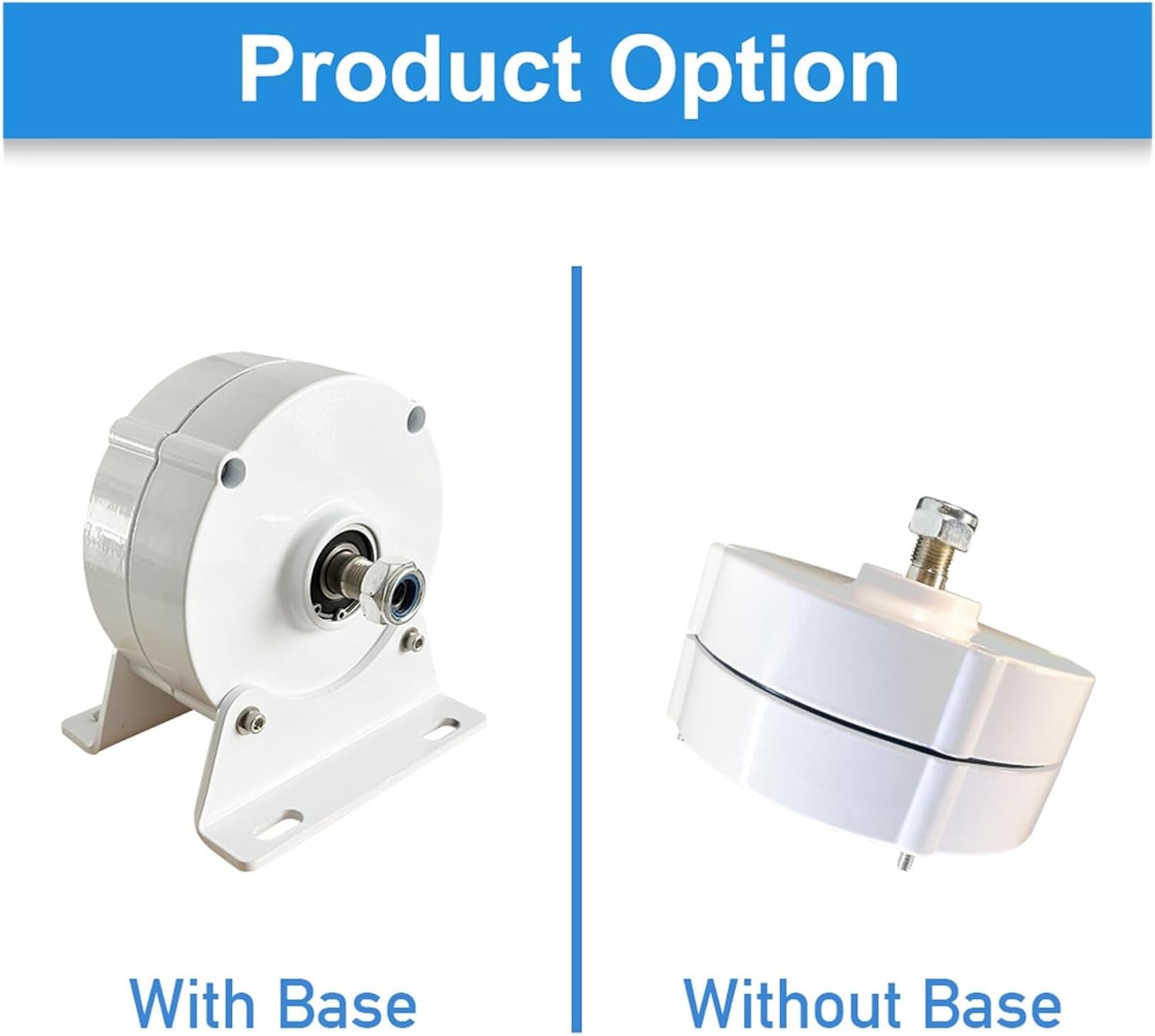 500W 12V 24V 48V Gearless Permanent Magnet Generator Turbine Low Speed for Water Conservancy and Wind Power Household Low Starting Speed for Home(Model1,24V)