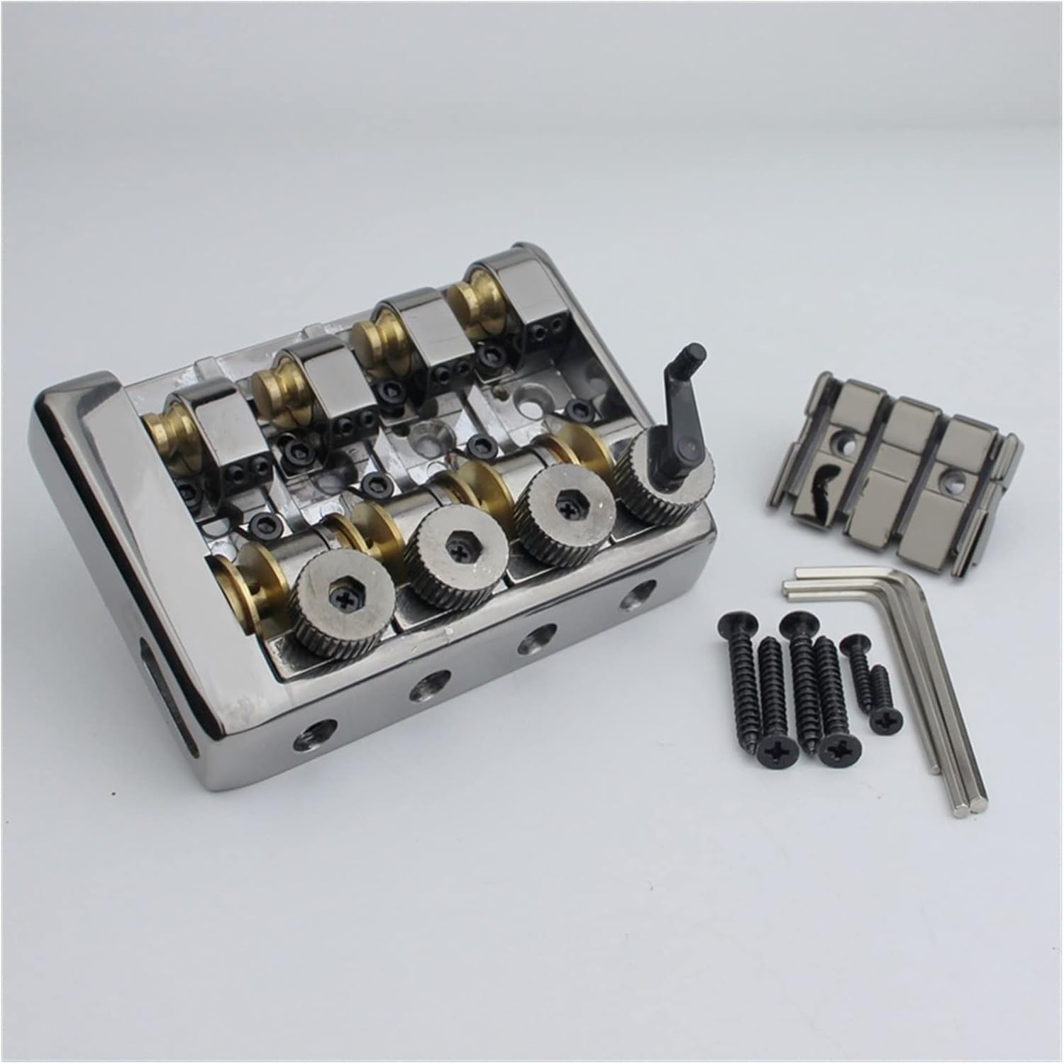 Guitar Bridge Bass Bridge 4 String Headless Guitar Replacement Parts