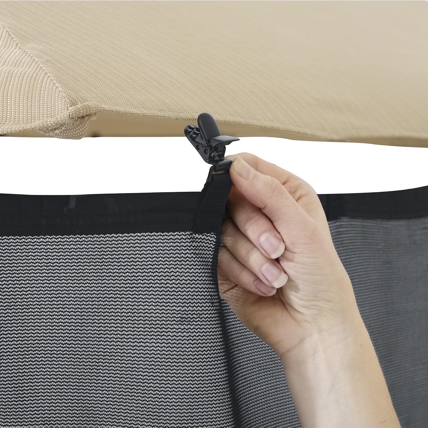 Classic Accessories Water-Resistant 68 Inch Universal Patio Umbrella Shade Screen, Patio Furniture Covers (Pack of 2)