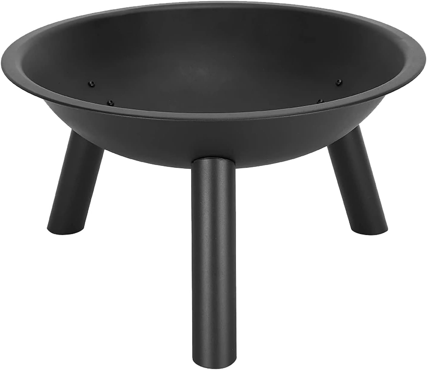 Outdoor Brazier Portable Outdoor Fire Pit Bowl Steel Iron BBQ Grill for Garden Backyard Picnic Camping Beaches Park Portable Burning Brazier