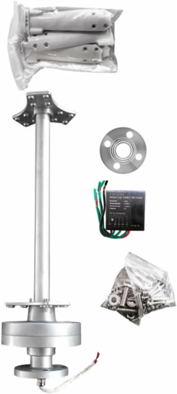 Wind Turbine 12V-220V 42.65ft/s 3 Blades Vertical Axis Generator Home Windmill Kit Hybrid System with Controller Energy Supply