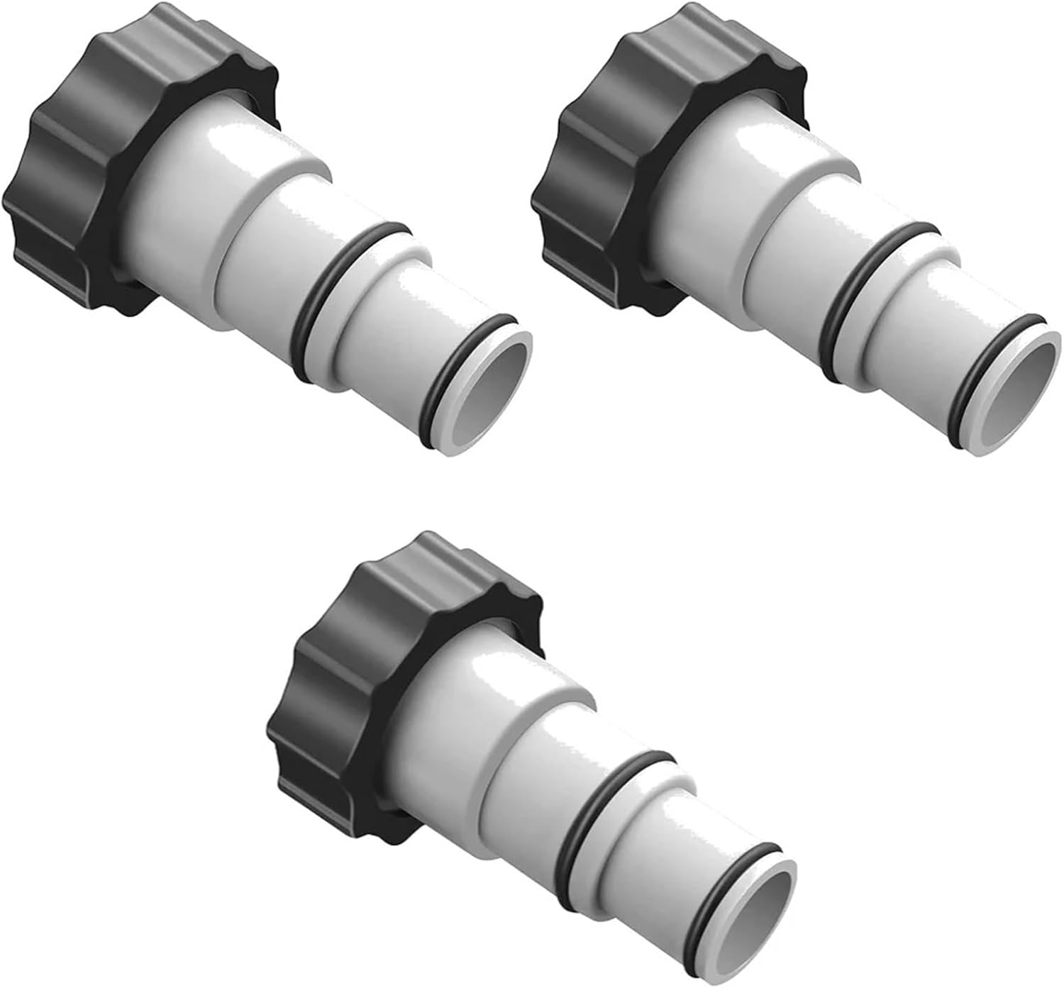 1-6Pcs Swimming Pool Pipe Hose Holder for Intex Threaded Connection Pump Replacement Hose Adapter Above Ground Pool Filter(6Pcs)