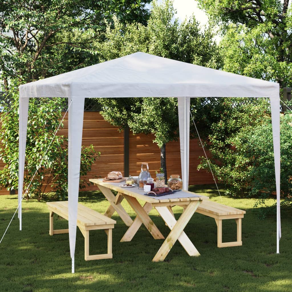 Party Tent 8.2'x8.2' White,8.2' x 8.2' UV Resistant Party Tent Canopy for Outdoor Entertaining and Gatherings Outdoor Structures, Outdoor Canopies, Gazebos
