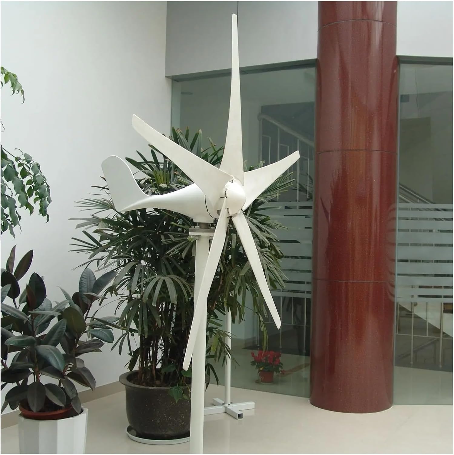 Wind Turbine Generator Kit, 400W Wind Turbine 400W 24V with 3 Blade 2.5m/s Low Wind Speed Starting Wind Turbines Windmill for Home for Hybrid Solar Wind System(12V)