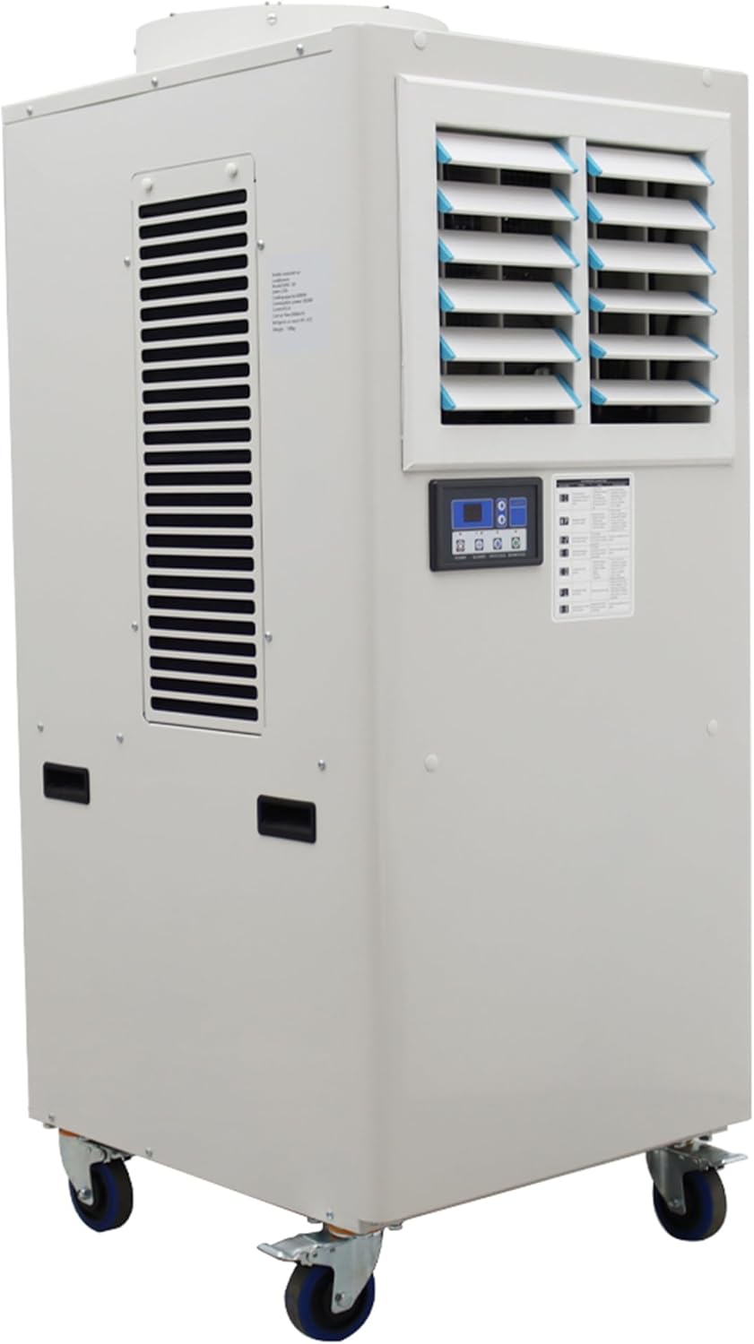 INTSUPERMAI Mobile Industrial Air Conditioners Spot Cooler Air Conditioner Workshop Post Cooling Mobile Air Conditioners Louver Type 220V