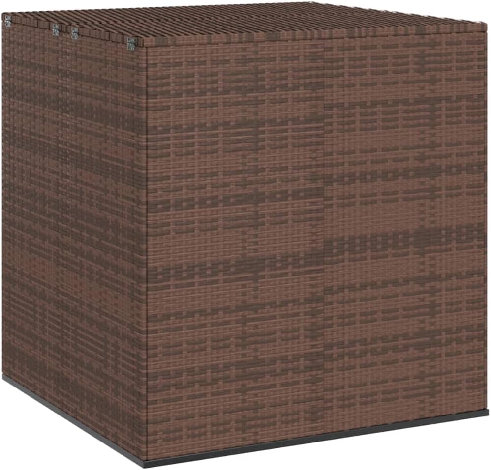SKM Patio Cushion Box PE Rattan Brown-72271026