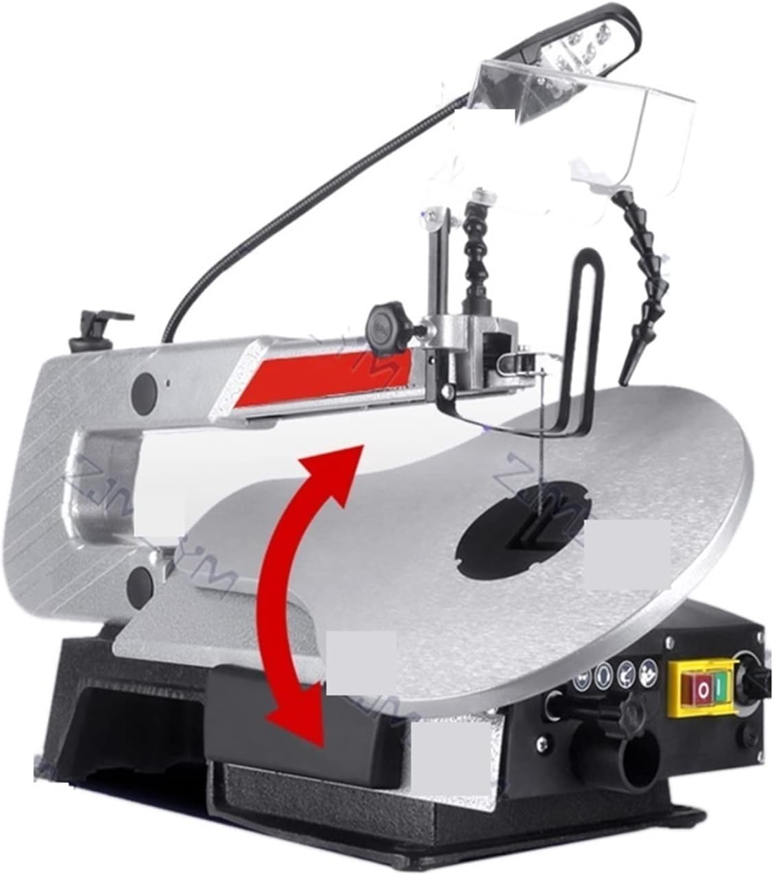 Multifunctional Jig Saw Electric Curve Saw Household Dust-free Woodworking Desktop Wire Saw Machine 180W 400-1600RPM with Efficiency