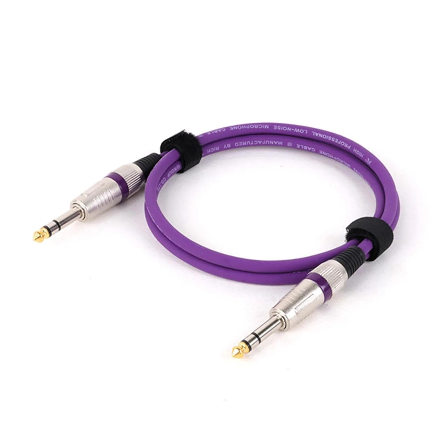 Guitar Audio Cable 1PC Guitar Cable Stereo 1/4 Inch to 1/4 Inch TRS Instrument Cable for Guitar Mixer Amplifier 30CM-15M(Purple,15m)