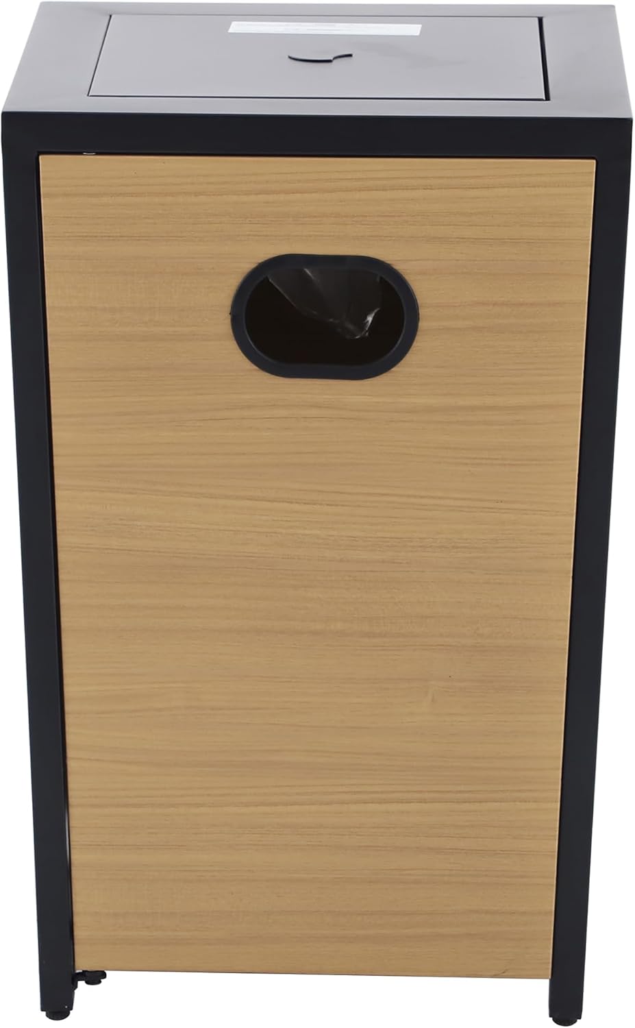 Tapered Square Outdoor Propane Gas Fire Pit Table 40,000 BTU Propane with Glass Bead Filler