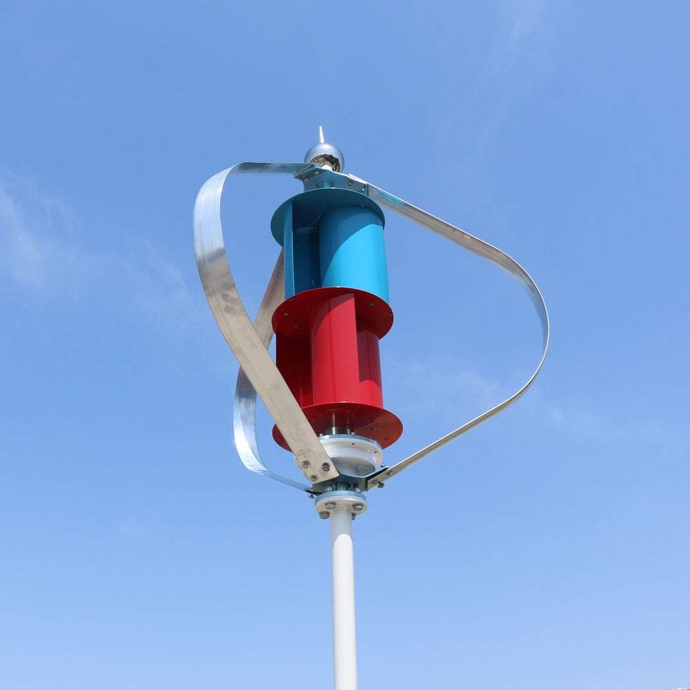300w Vertical Axis Wind Turbine 1.3m Start Up 24v with Maglev Generator 200W 100W Packing with Controller (12V, 100W)