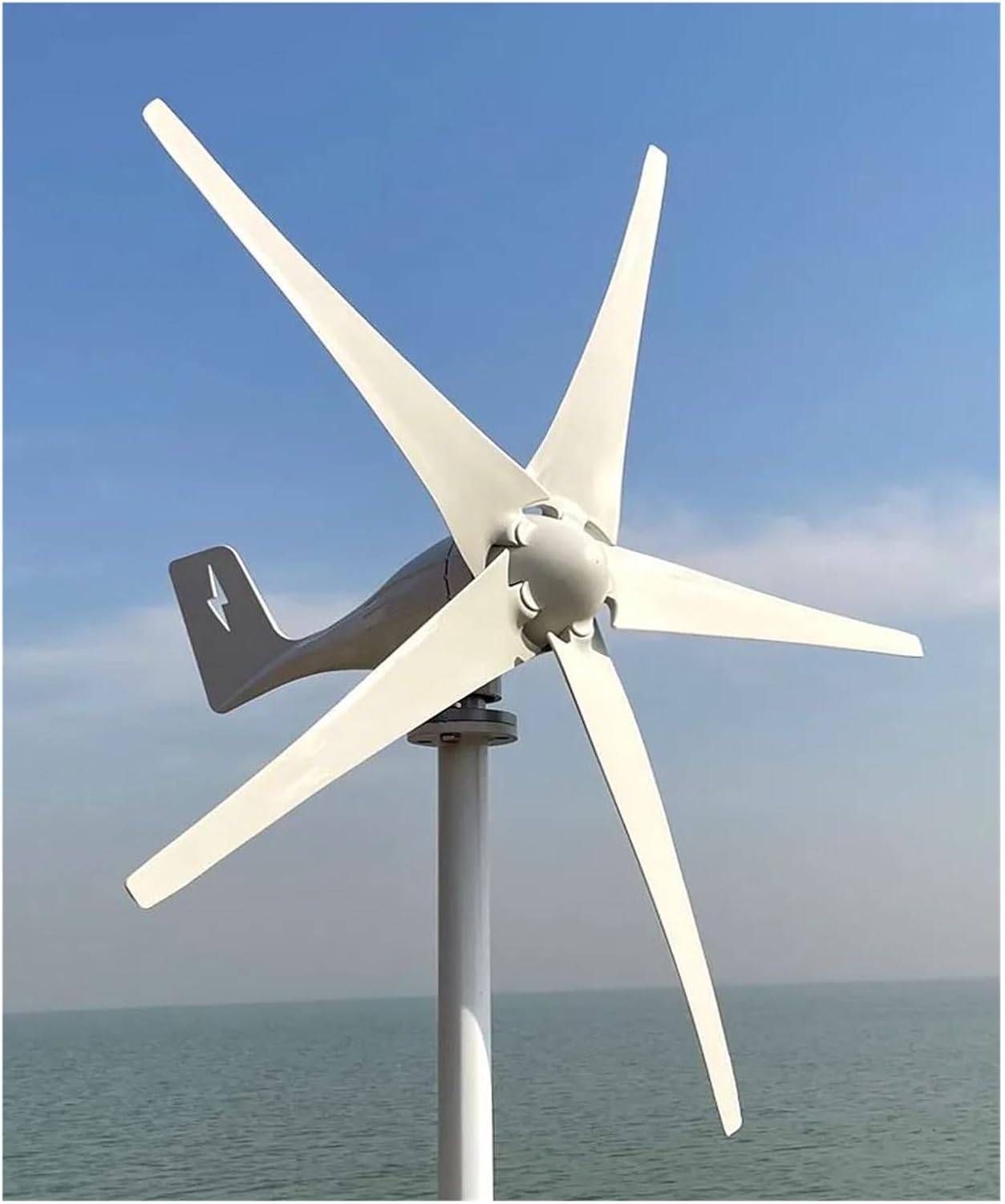 6000W Wind Turbine 12v 24v 48v Horizontal Axis Wind Generator with MPPT Controller Home Use 3KW 5000W Low Wind Speed Low Starting Speed for Home(with mppt Control,24V_3000W)