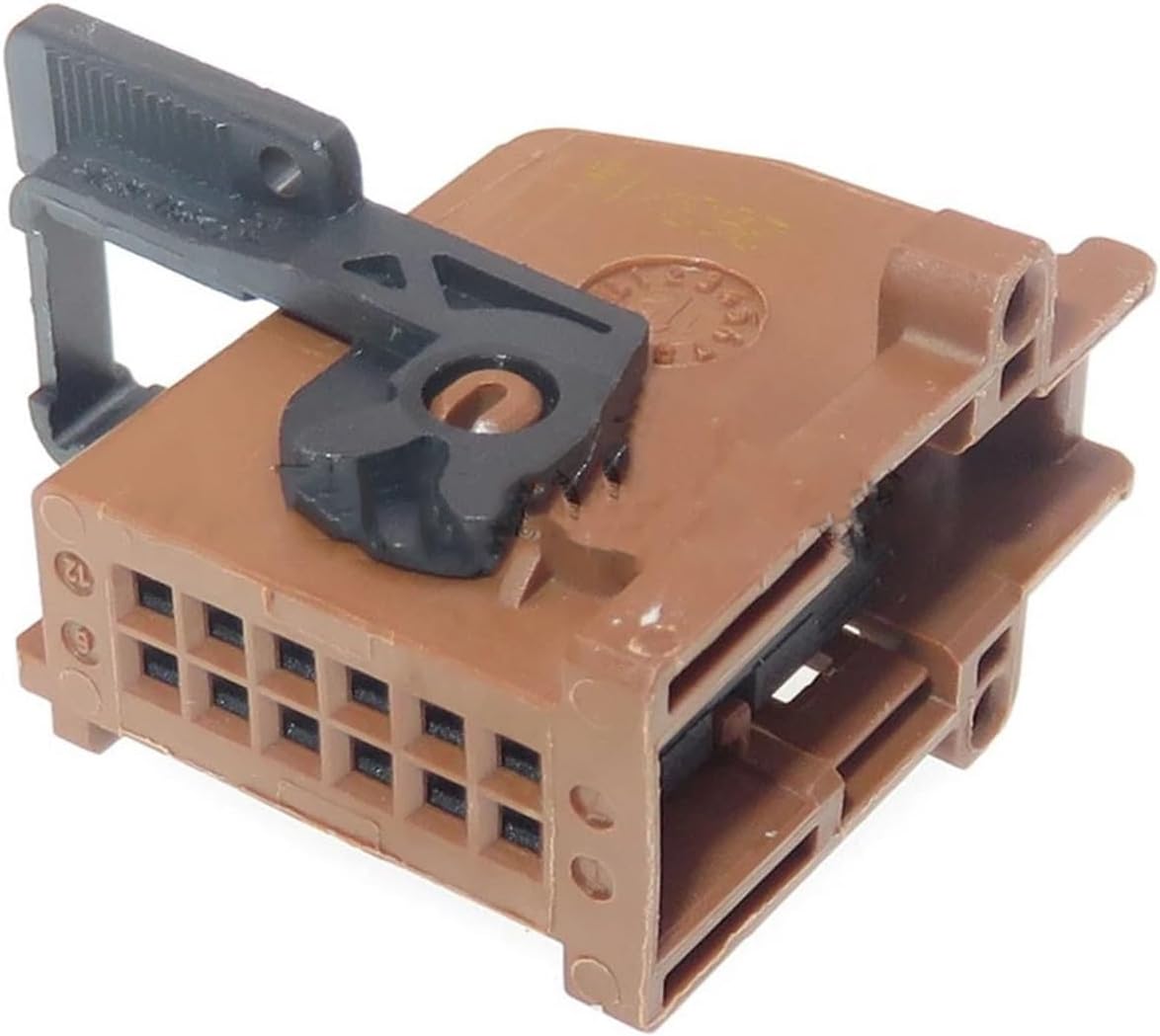 5 Set 12 Hole 1379096-1 1379219-1 1379095-1 AC Assembly Auto Connector Car Audio Power Amplifier Electric Plug(White)