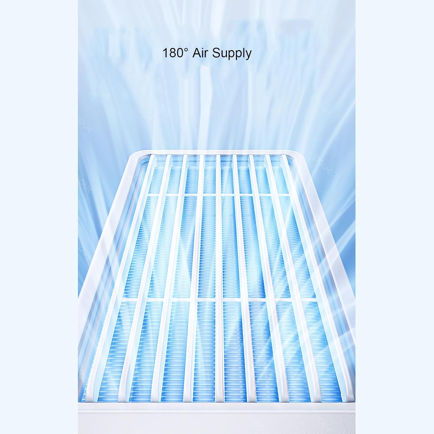 Portable Evaporative Coolers, Portable Air Conditioner, Semiconductor Cooling Unnecessary Ice Packs, LED Screen, 6 L Tank, 7.5 H Timer