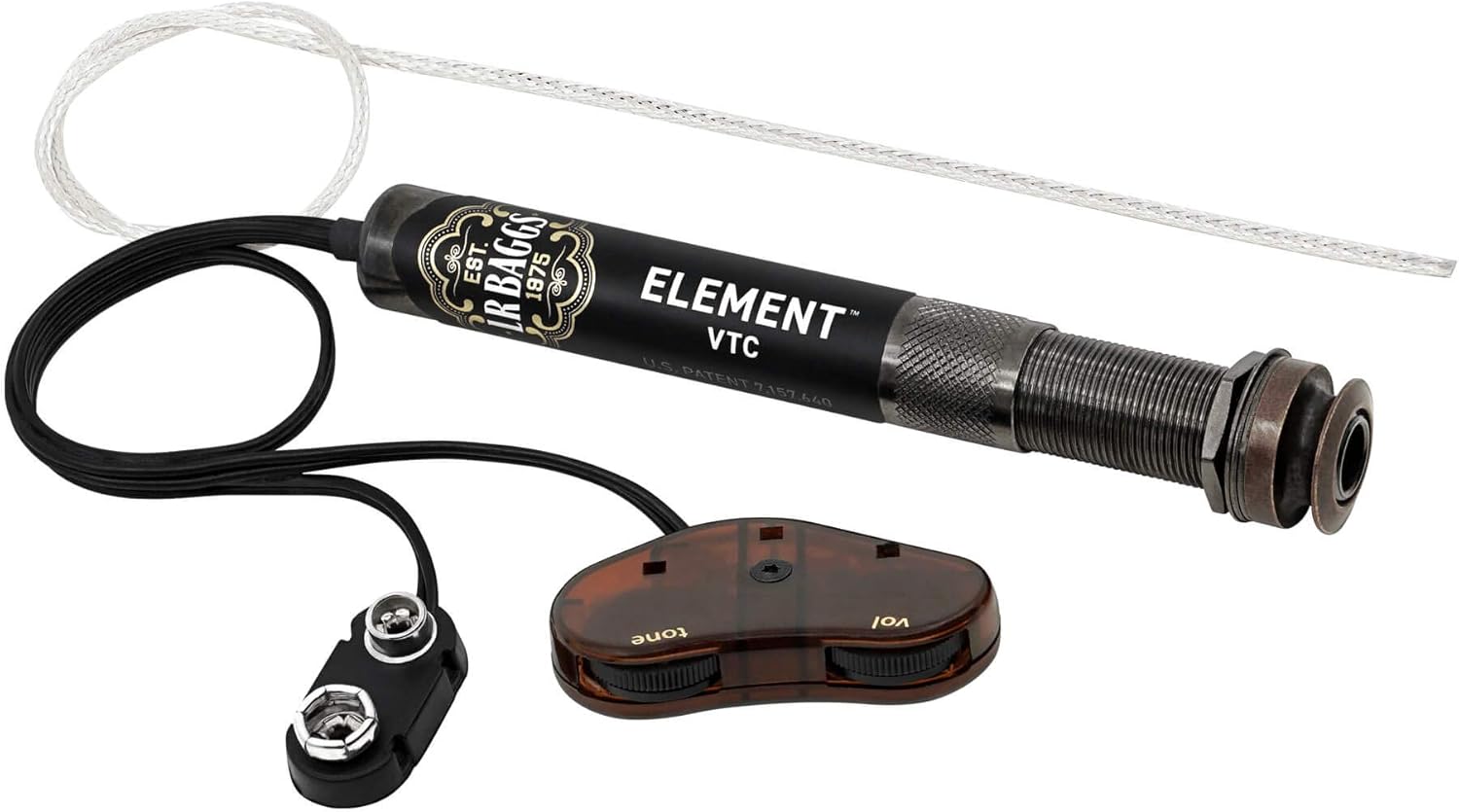 L.R. Baggs Element Active System with Volume and Tone Control Acoustic Guitar Undersaddle Pickup