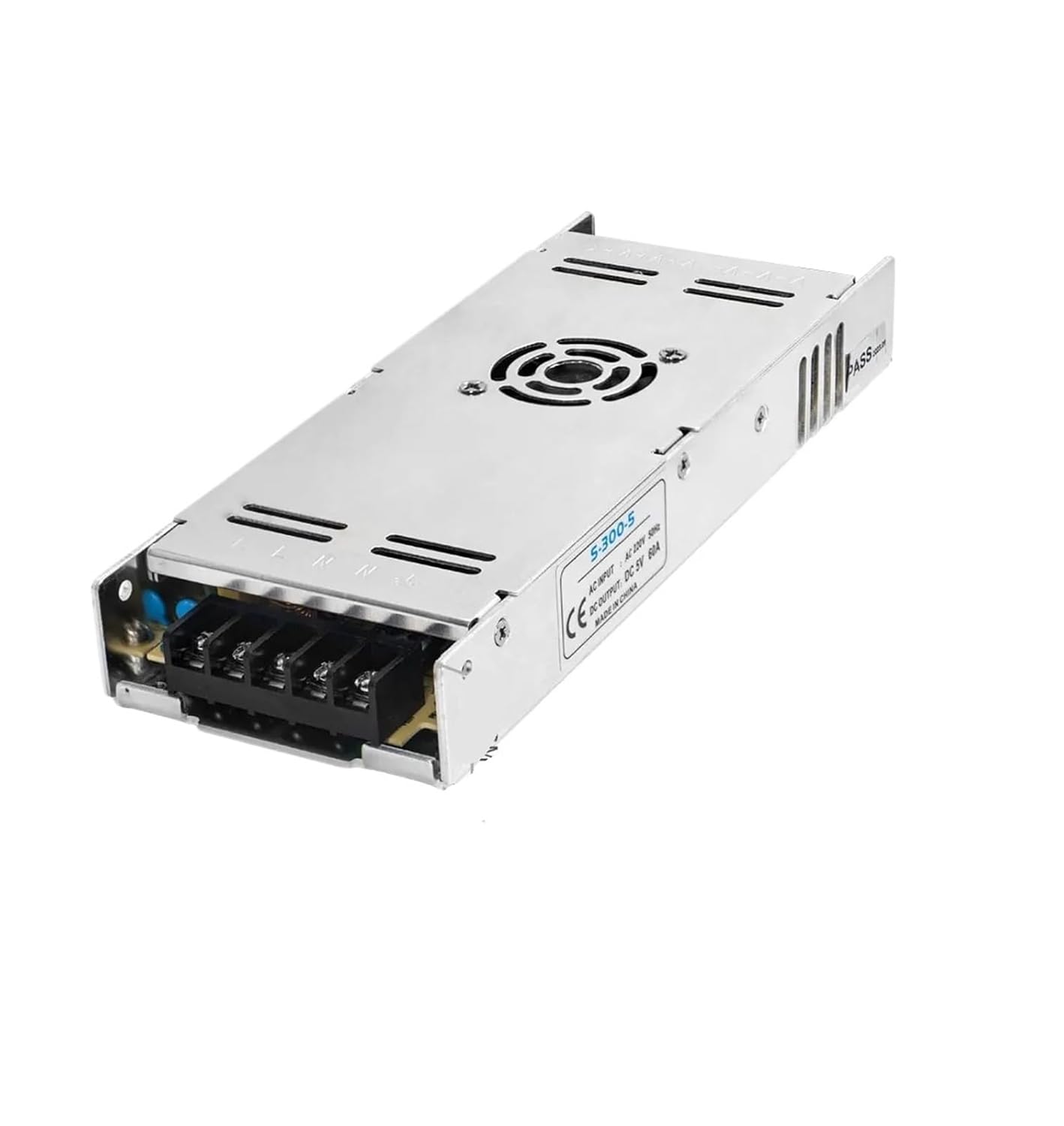 5V 40A/60A LED Power Lighting Transformer 200/300W LED Driver Adapter AC200-240V(S-300-5V)