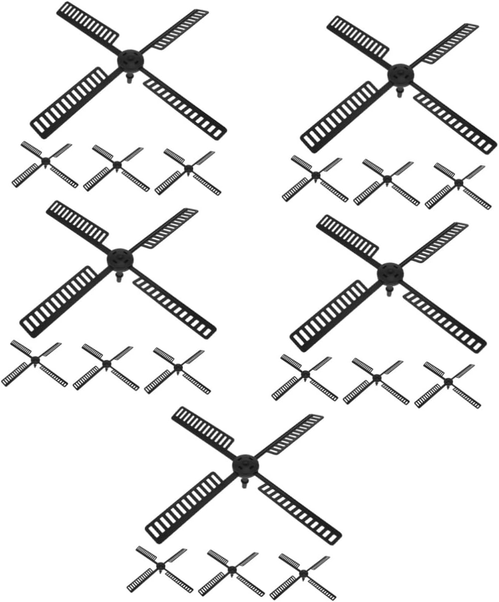 Garneck 20pcs Outdoor Wind Mill Part Replacement Plastic Windmill Blade for Garden Solar