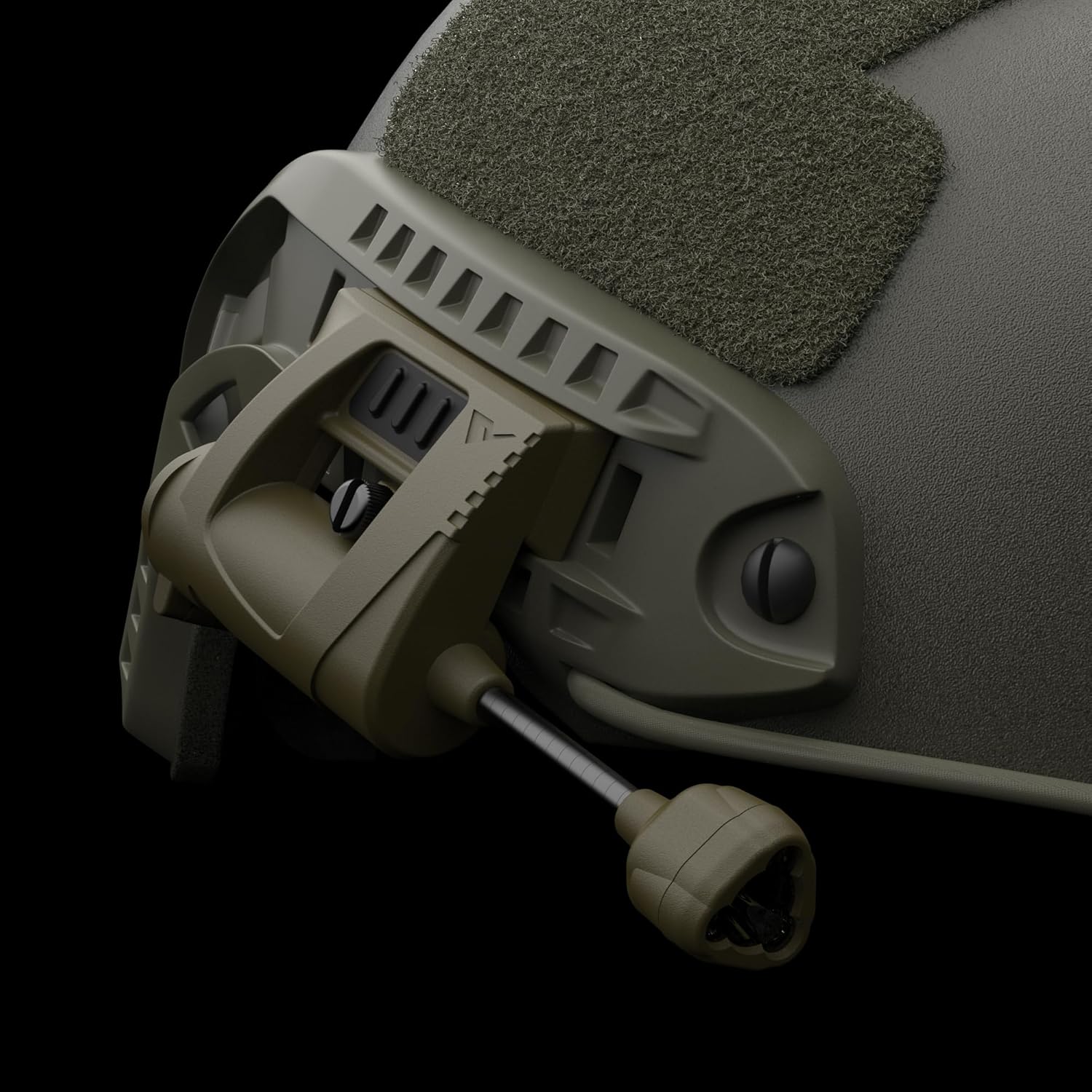 Princeton Tec Charge PRO Tactical RBI Maxbright LED Low-Profile Task Light with Flexible Neck, 55 Lumens, Water-Resistant, Essential Accessory for Fire Rescue, Military, Outdoors and Safety, Tan