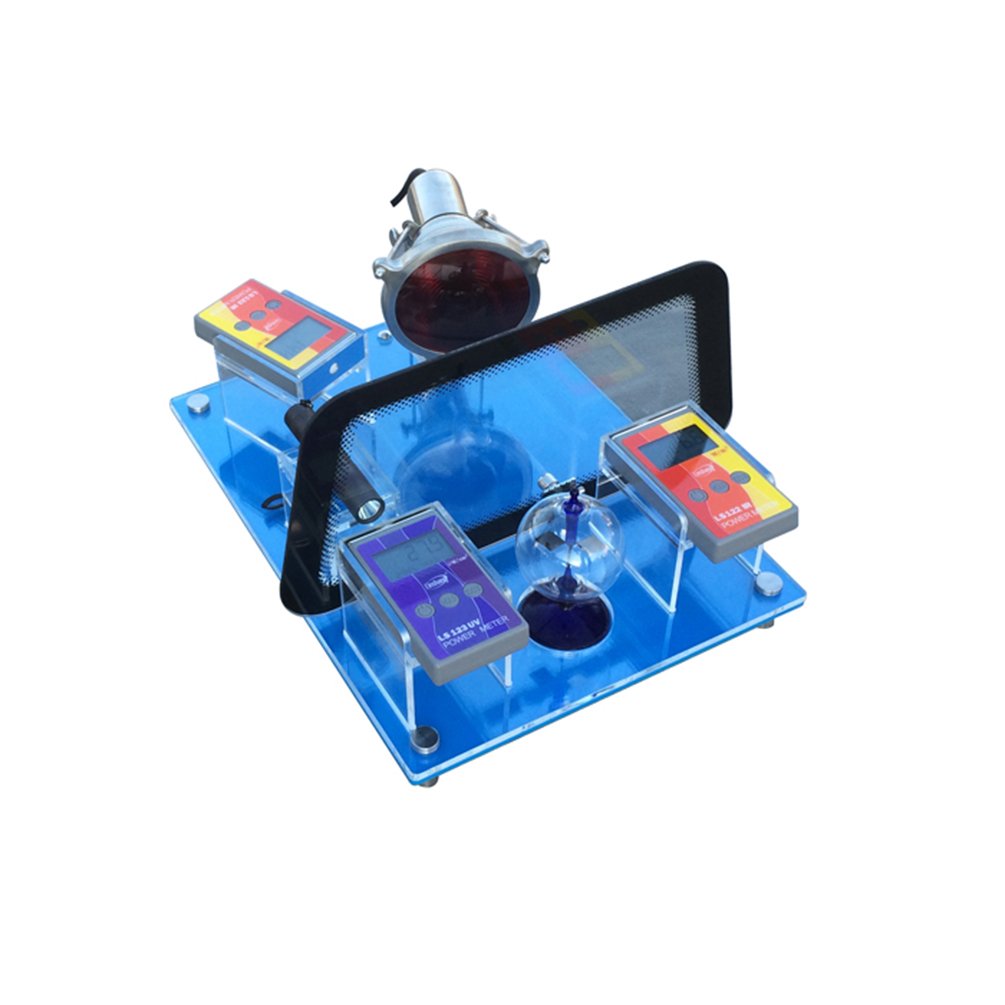 FS2150 Solar Film Sales Kit Stainless Steel Infrared Heat Reflection Demonstration Kit Solar Film Thermal Energy Thermal Energy Windmill