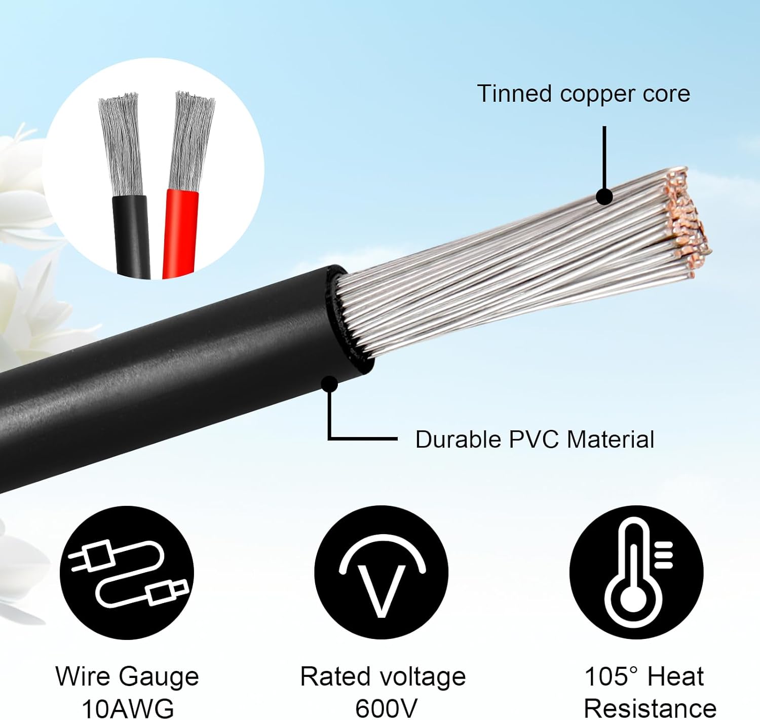 20FT SAE Extension Cable + 30FT SAE Extension Cable