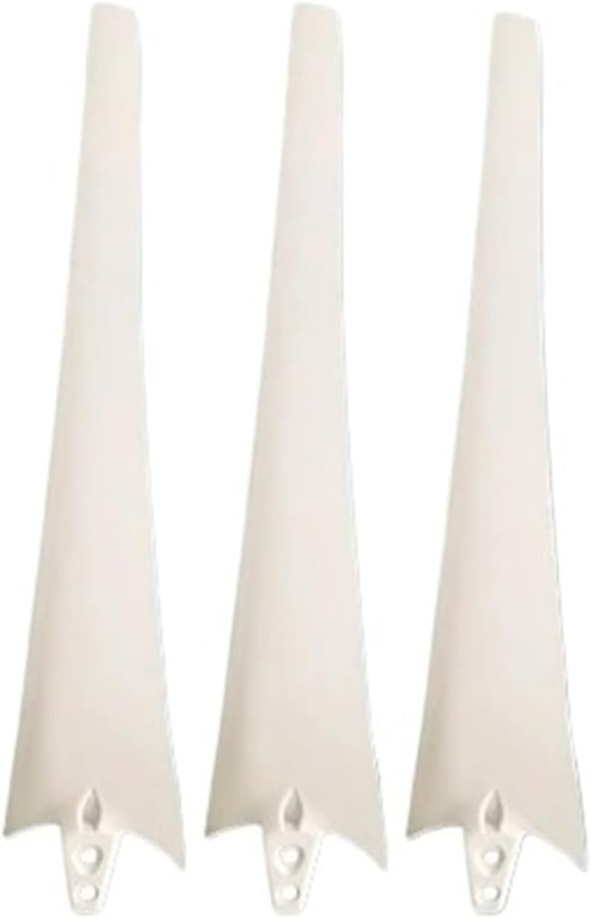 High Strength Nylon Fiber Windmill Nylon Wind Turbine Bladesing for Horizontal Wind Turbine Generator Windmill High Strength DIY Bladesing with Hub and Hood 580mm 810mm(Without hub and hood,3 PCS_750M