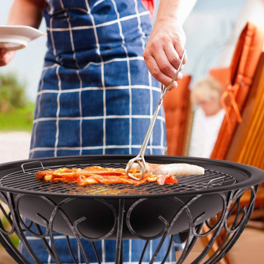 Fire Pit Patio Metal Firepit,BBQ Pit Patio Heater Stove Brazier Metal Outdoor