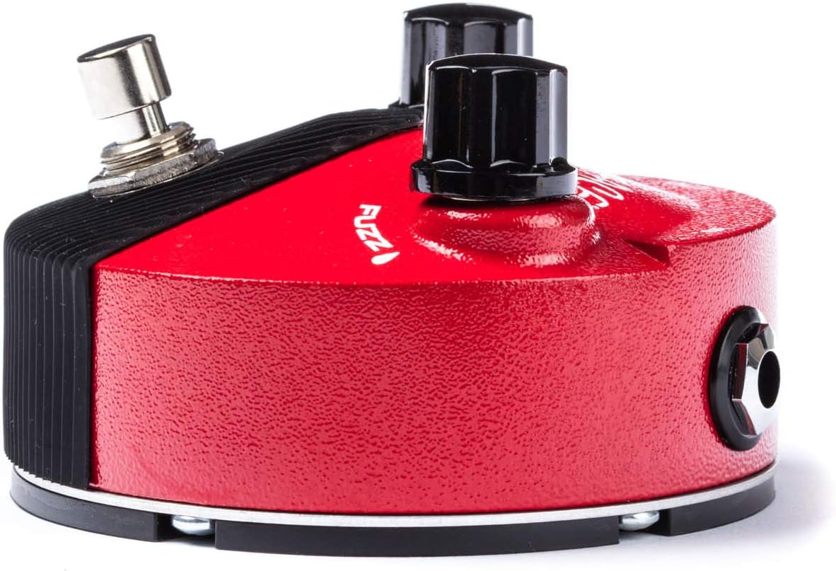 Dunlop FFM2 Germanium Fuzz Face Mini Distortion Pedal Bundle with 3 MXR Patch Cables and Dunlop Pick Pack