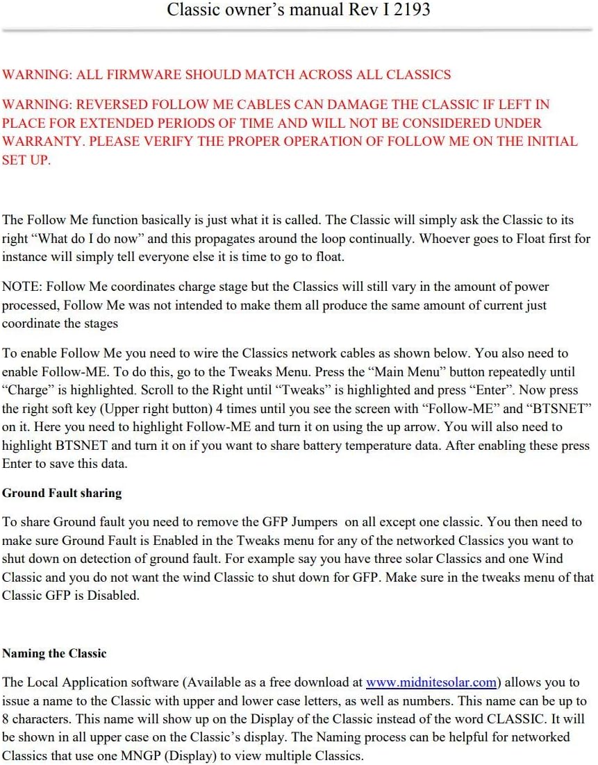 MidNite Solar CLASSIC 150 MPPT Charge Controller