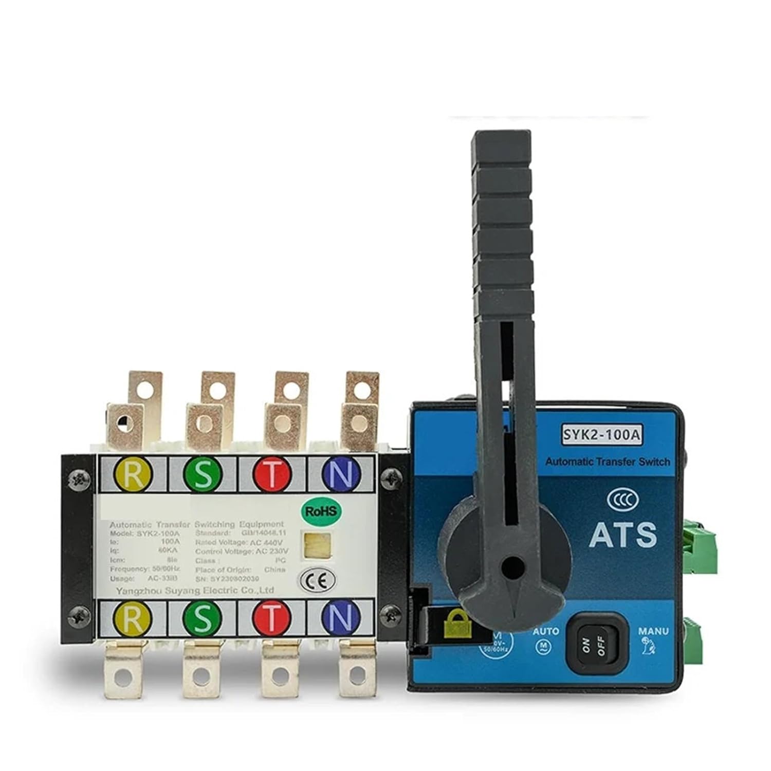 Generator 100A 2P 4P ATS Dual Power Automatic Transfer Switch(630A-4P)