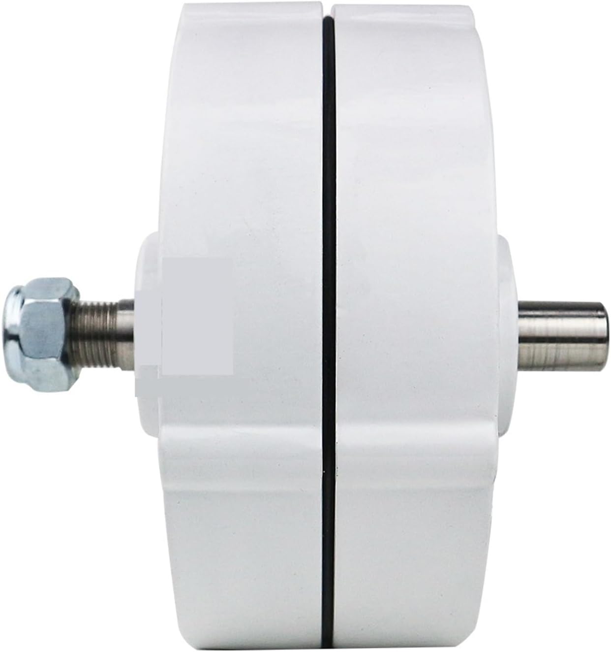 Low Speed 100W AC 12V Or 24V Permanent Magnet Generator Gearless 3 Phase tors for Wind Water Turbine Low Starting Speed for Home(Double Shaft,AC 24V_100W)