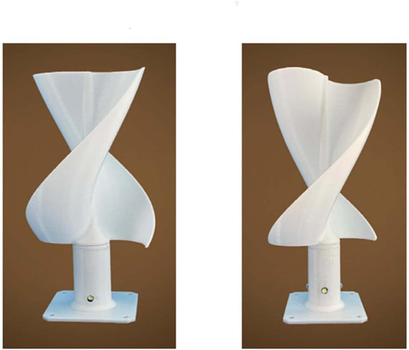 20w 12VDIY Wind Turbine Generator Model LED Light Vertical Wind Turbine Spiral Wind Turbine with 4 LED Lights