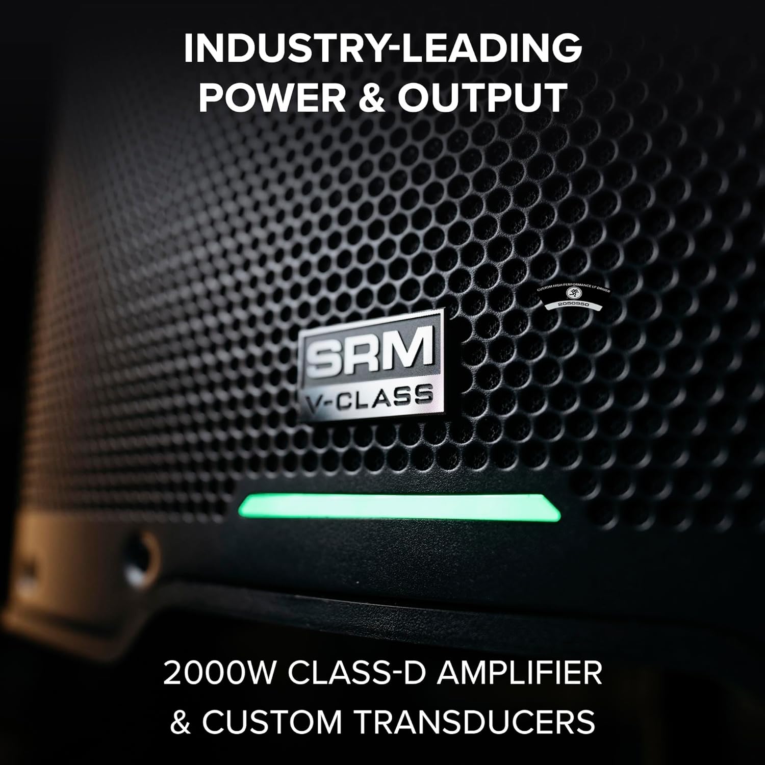 Mackie SRM V-Class Series, 10-Inch 2000W High-Performance Loudspeaker, Powered - Black (SRM210 V-Class)