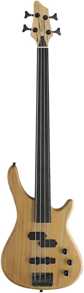 Stagg BC300FL Fretless 4-String Fusion Electric Bass Guitar - Natural