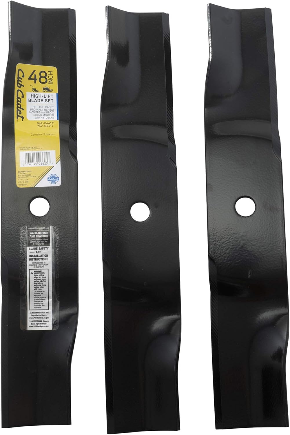 CUB CADET 490-110-C185 High-Lift Blade Set 48