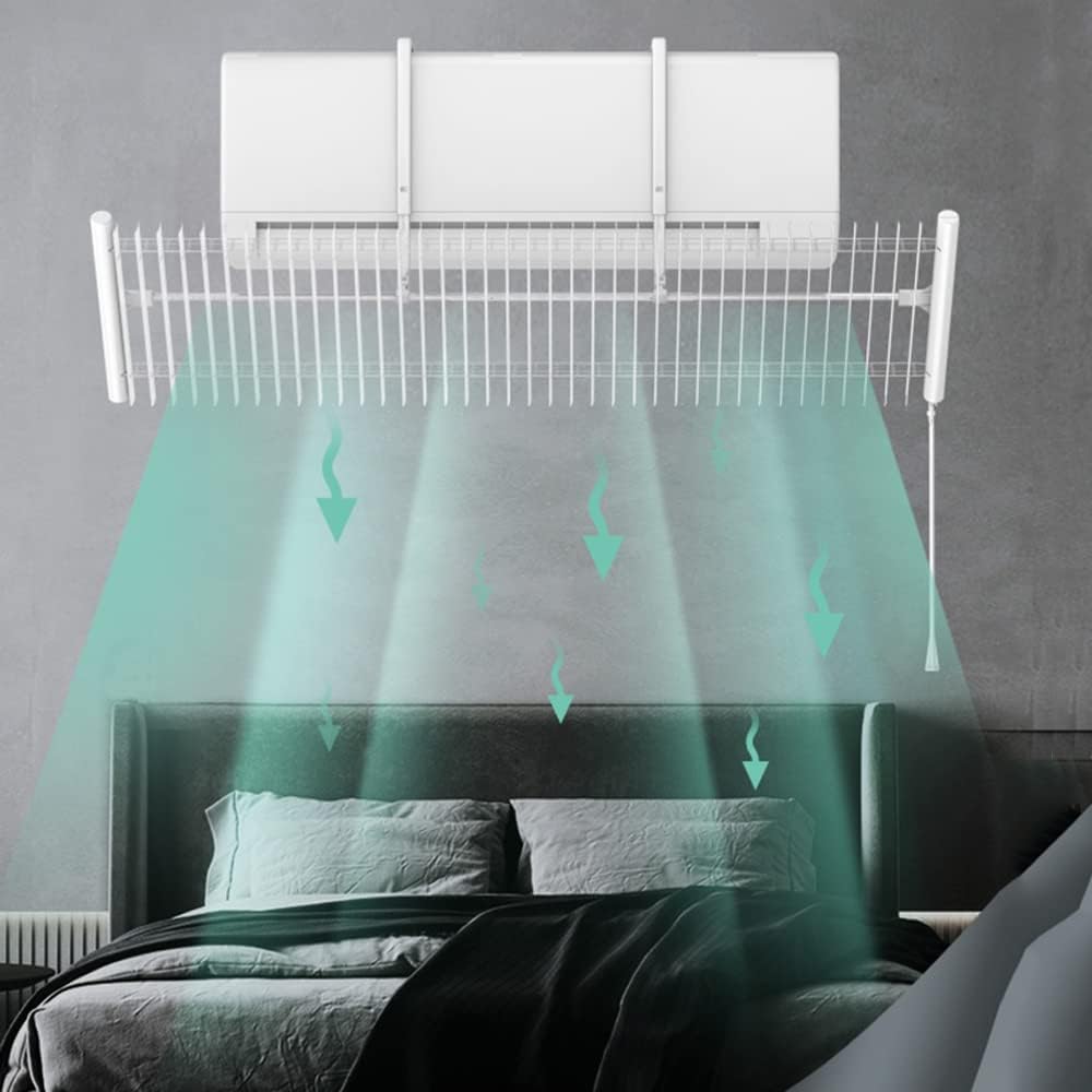 Wall Mounted Air Conditioner Cold Air Return Deflector Air Outlet Flap Wind Direction Windshield Three Modes Can Be Switched