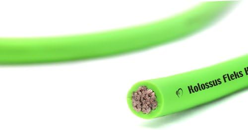 KnuKonceptz Kolossus Kandy Kable OFC Neon Green 0 Gauge Power Wire (15 ft) 0 AWG