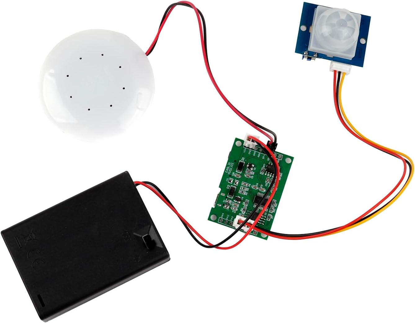 PIR Motion Sensor MP3 Player Module with USB/TF Card Support, Voice Recorder for DIY Audio Announcements, 10 Pack