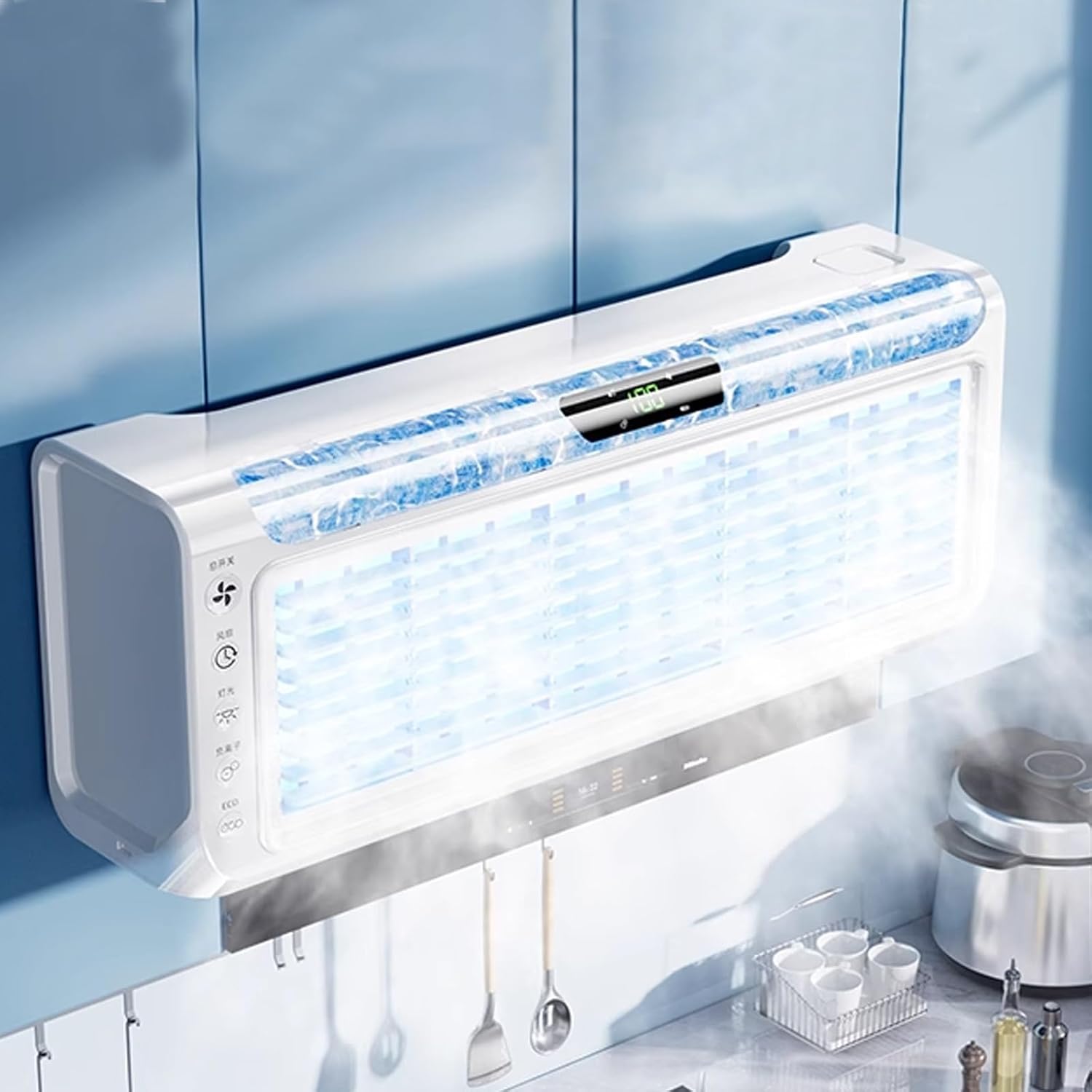 Ductless Portable Air Conditioner Wall 6 Wind Speeds Air Conditioning Fan Wide-Angle Air Supply Timer No Assembly Required Fans That Blow Cold Air 220v