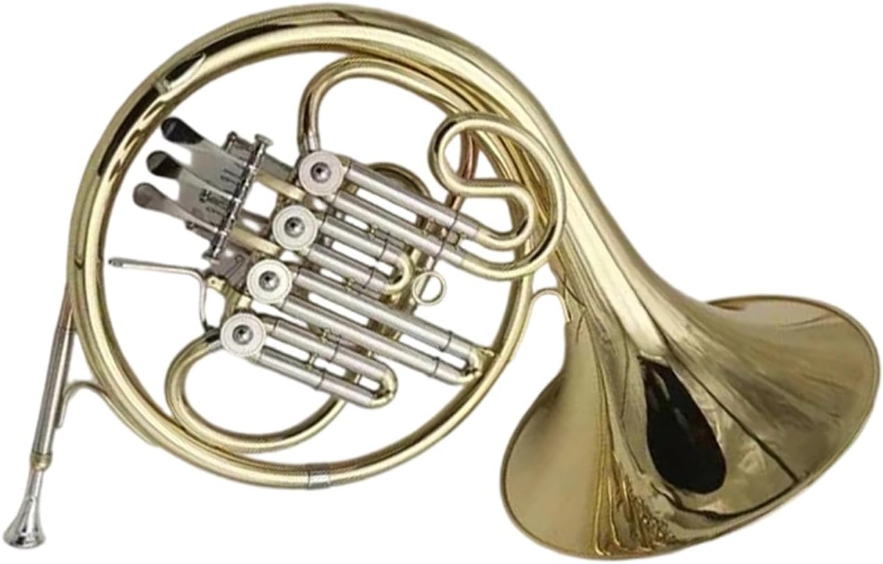 4 Key French Horn Exquisite French Horn 4 Key Bb Brass Instrument With Case