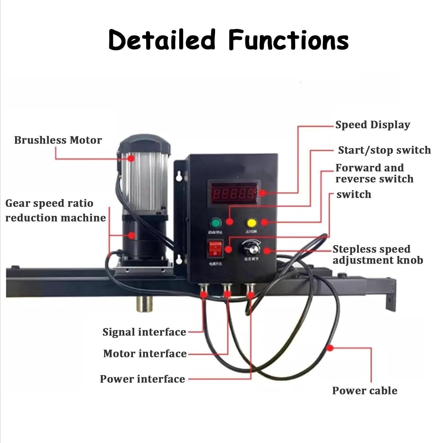IBC Air Agitator,Stand Paint Mixer,Paint Stirring Machine, Electric Tank Mixer Machine, Free Speed Adjustment from 0-3000 RPM, for Viscous Liquid Ink Dye Chemicals(