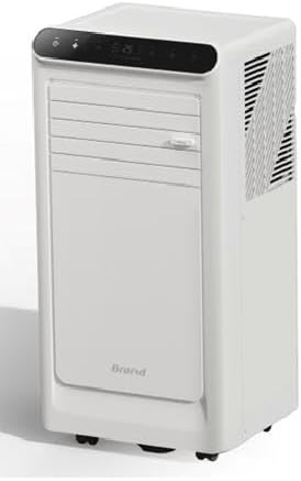8,000 BTU Portable Air Conditioner - 3-In-1 Functionality, Quiet Operation, Cools Rooms Up to 350 Sq.Ft, Remote Control, 24H Timer, Smart Sleep Mode, Ideal for Home & Rooms