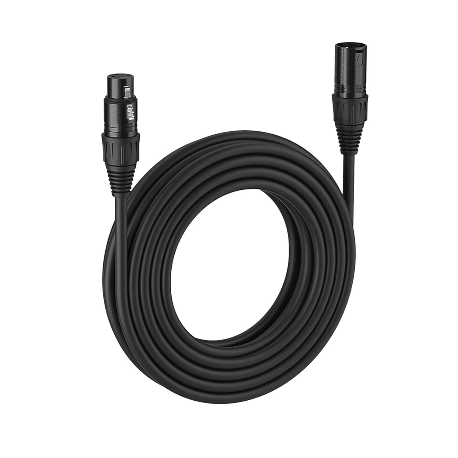 1-20M Pure Copper Male to Female XLR Balanced Mic Cord for Speaker, Podcast, Audio Mixer, DMX, Amplifier & Sound Card(15m)