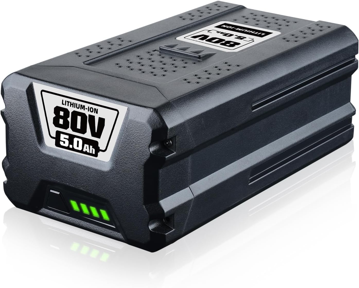 1 Pack 5.0Ah GBA80200 Replacement for Greenworks 80V Battery Lithium Ion Cordless Power Tools 80 Volt Batteries Compatible with Greenworks 80V Cordless Tools GBA80200 GBA80250 GBA80400 GBA80500